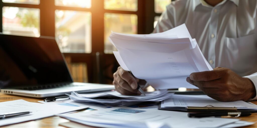 documentation for commercial debt collection